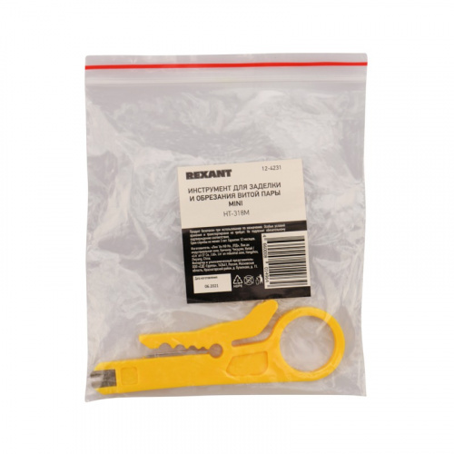 картинка Инструмент для заделки и обрезки витой пары REXANT MINI HT-318M,  110 от магазина Сантехстрой