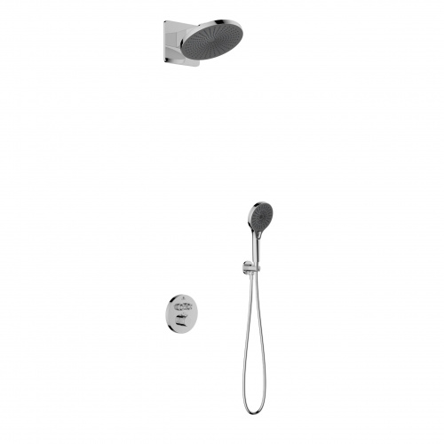 картинка Душевой комплект Inspire VSFW-3I22MT5CH встраиваемый, термостатический, двухрежимный, хром от магазина Сантехстрой