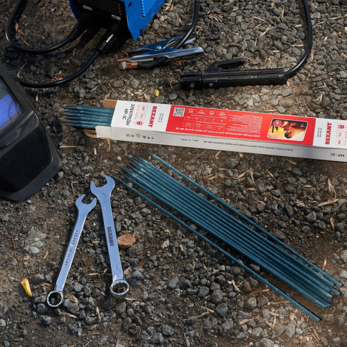 картинка Электрод 450 мм MP-3C 4 мм пачка 3 кг от магазина Сантехстрой