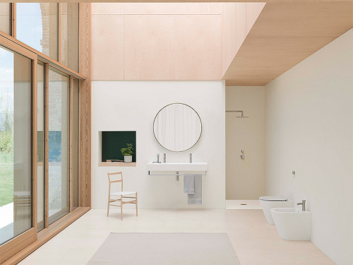 картинка Унитаз GSI Kube X 941011 приставной без сиденья от магазина Сантехстрой