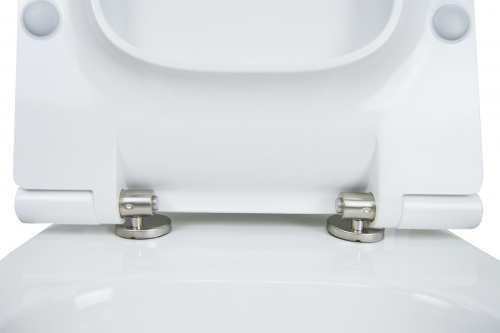 картинка Унитаз-моноблок Creo Ceramique ONE 350х720х760 безободковый, в комплекте с быстросъемным сиденьем микролифт (ON0102) от магазина Сантехстрой