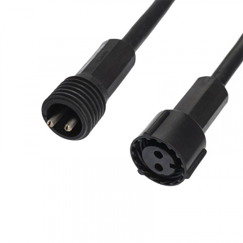 картинка Гирлянда Светодиодный Дождь 2х1,5м,  постоянное свечение,  черный провод КАУЧУК,  230 В,  диоды БЕЛЫЕ от магазина Сантехстрой