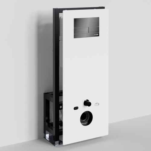 картинка Glan 66TLT.010.ME.WH.PB04 Система инсталляции для унитазов от магазина Сантехстрой