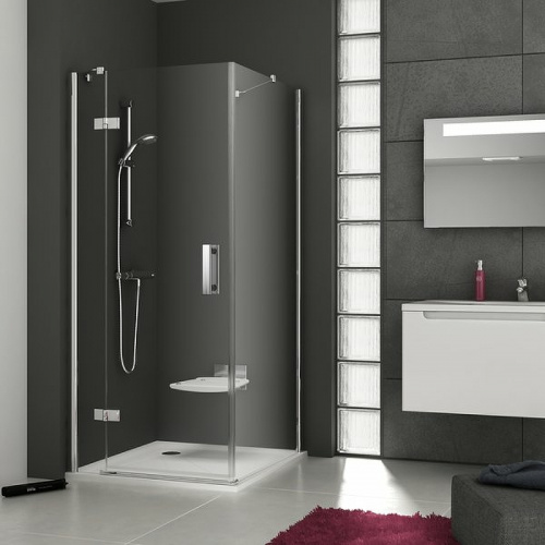 картинка Душевая стенка Ravak SmartLine SMPS-90 L 9SL70A00Z1 профиль Хром стекло Transparent от магазина Сантехстрой