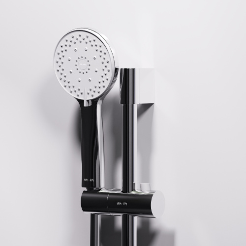 картинка W94C-401-100MT X-Joy кабина душевая  100x100, 1/4 круга,  профиль мат.хром, стекло прозрачное от магазина Сантехстрой