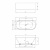 картинка Ванна акриловая Vincea VBT-402-1700L, 1700*800*580, цвет белый, левая, слив-перелив в комплекте, хром от магазина Сантехстрой