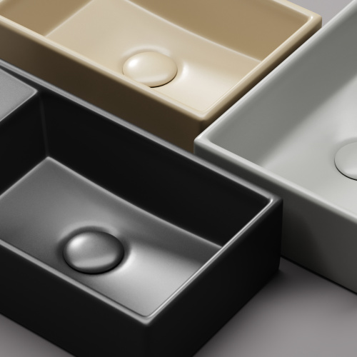 картинка CN6051RMW Умывальник подвесной прямоугольный (чаша справа, отверстие под смеситель слева) цвет белый от магазина Сантехстрой