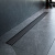 картинка W01SC-U11-090-04BM MasterFlow Трап для душа линейный универс затвор Tile 90см цвет черн мат от магазина Сантехстрой