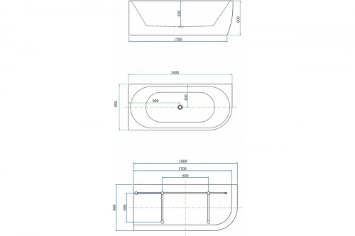 картинка Ванна Aquanet FAMILY ELEGANT 180х80 00260054 от магазина Сантехстрой