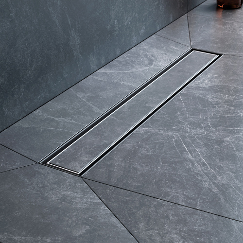 картинка W01SC-U11-050-04SB MasterFlow Трап для душа линейный универс затвор Tile 50см цвет сталь мат от магазина Сантехстрой