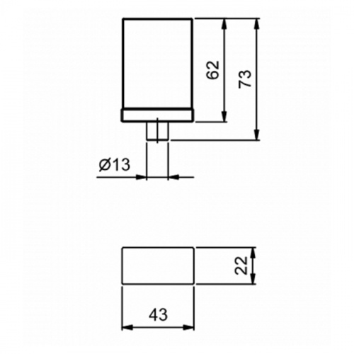 картинка Fantini Venezia Ручка для смесителя, муранское стекло, цвет: хром-синий от магазина Сантехстрой