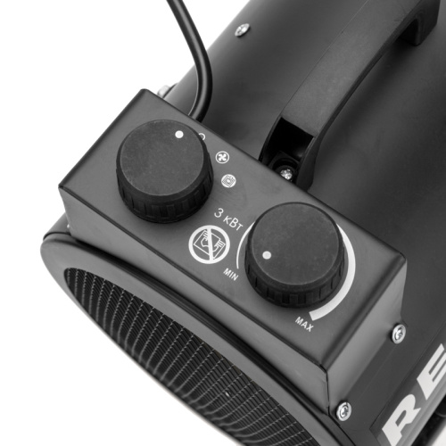 картинка Пушка тепловая электрическая,  круглая,  регулировка угла наклона,  ТЭН,  3кВт REXANT от магазина Сантехстрой