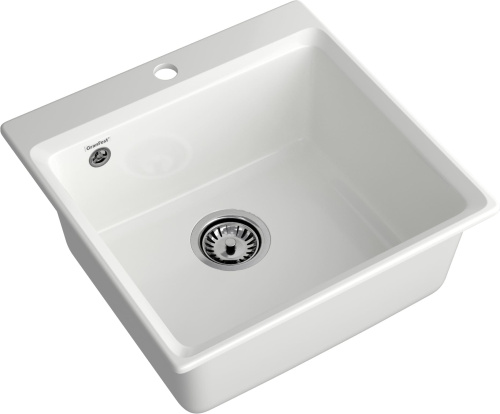 картинка Мойка кухонная GranFest LEVEL 510  1-чаш 510*500 иней от магазина Сантехстрой