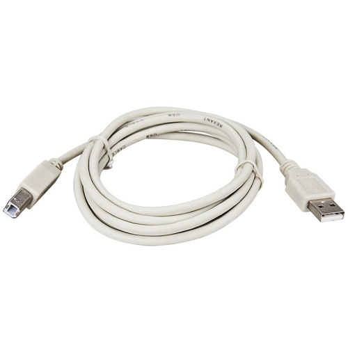 картинка Кабель USB (шт.  USB B - шт.  USB A) 3 метра,  серый REXANT от магазина Сантехстрой