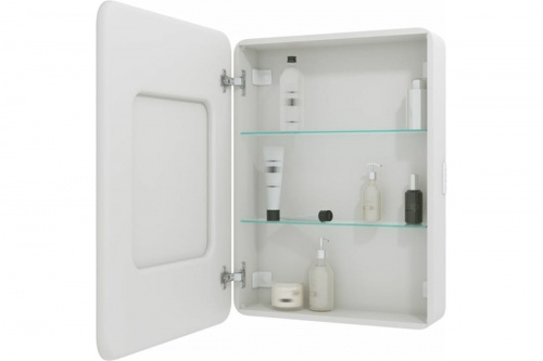 картинка Зеркало-шкаф с подсветкой Art&Max PLATINO AM-Pla-550-800-1D-L-DS-F от магазина Сантехстрой