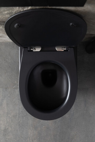 картинка Чаша подвесного унитаза Allen Brau Reality 4.32006.31 черный матовый от магазина Сантехстрой