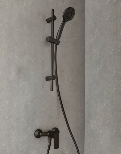 картинка Душевой гарнитур Jacob Delafon Oscar E29848-BL Черный матовый от магазина Сантехстрой