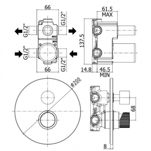 фото смеситель для ванны paffoni jo jo018no