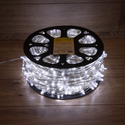 картинка Гирлянда LED Клип-лайт 12 V,  прозрачный ПВХ,  150 мм,  цвет диодов Белый Flashing (Белый) от магазина Сантехстрой