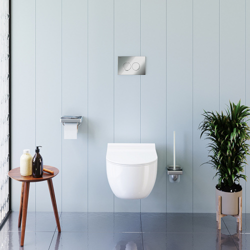 картинка DX36C1701SC Scandinavian Pure подвесной унитаз без ободка с сиденьем микролифт от магазина Сантехстрой