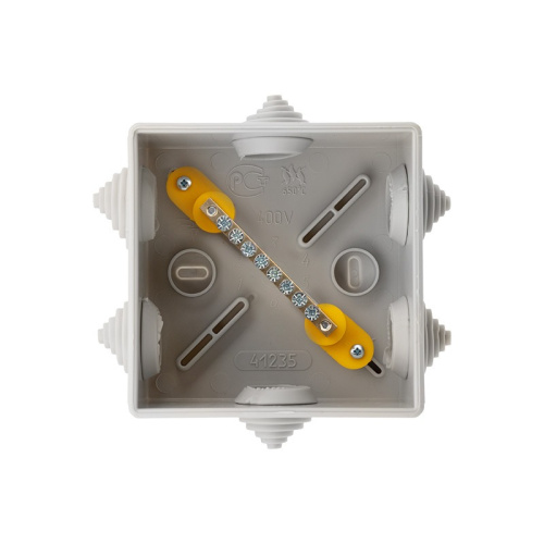 картинка Коробка уравнивания потенциалов ОУ 85×85×40 мм,  IP44 REXANT от магазина Сантехстрой