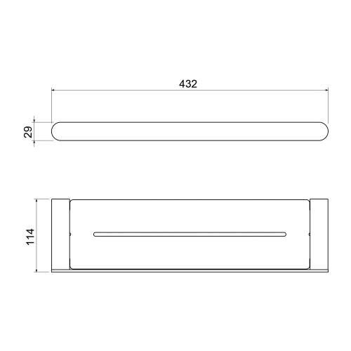 картинка Полка Timo Saona черное золото (13073/18) от магазина Сантехстрой