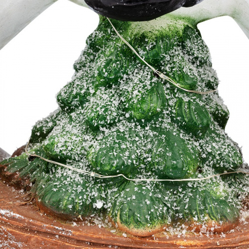 картинка Керамическая фигурка Дед Мороз на коне 35х15х39,8 см от магазина Сантехстрой