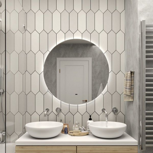 картинка Зеркало 100x100 см Art&Max Sanremo AM-San-1000-DS-F от магазина Сантехстрой