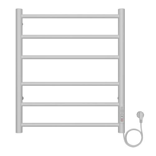 картинка Полотенцесушитель электрический AZARIO PARMA 500/600 6 секций, диммер справа, белый (AZ10856W) от магазина Сантехстрой