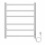 картинка Полотенцесушитель электрический AZARIO PARMA 500/600 6 секций, диммер справа, белый (AZ10856W) от магазина Сантехстрой