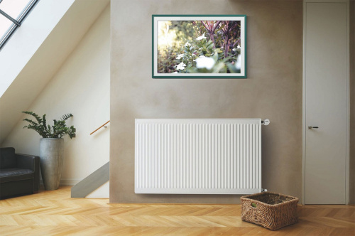 картинка Радиатор стальной панельный AZARIO 22 500х1200 боковое подключение, белый (AZ-C22-500-1200) от магазина Сантехстрой