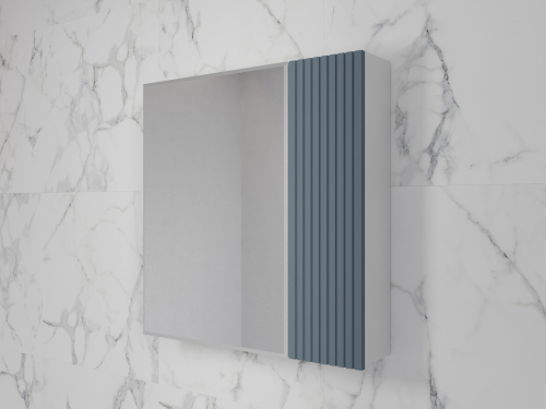 картинка Зеркальный шкаф «Стокгольм» 70 см графит софт от магазина Сантехстрой