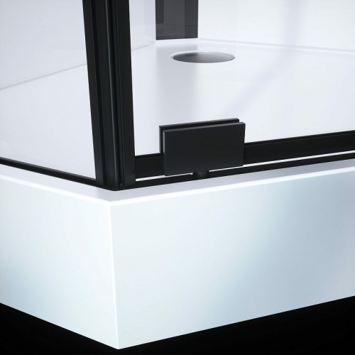 картинка Душевая кабина Black&White Galaxy G8036 100x100 8036000 с гидромассажем от магазина Сантехстрой