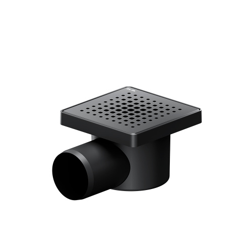 картинка W02BD-P11-010-01BM PrimeFlow Трап для душа точечный мокрый затвор Cut Gradient 10см цвет черн мат от магазина Сантехстрой