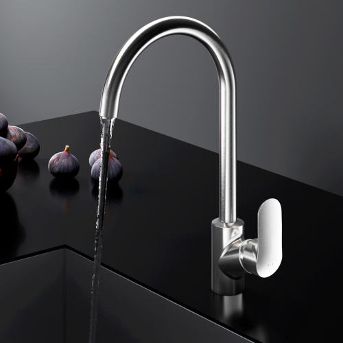 картинка F8007711 Like, смеситель для кухни с каналом для питьевой воды, сатин, шт. от магазина Сантехстрой
