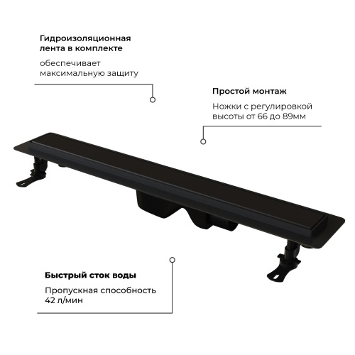 картинка Душевой лоток Drain Leo-31 от магазина Сантехстрой