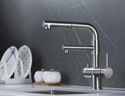 картинка Смеситель для кухни ZORG szr-3216 inox Хром от магазина Сантехстрой