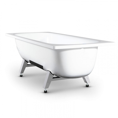 картинка Ванна стальная ВИЗ MARION с опорной подставкой 160х70х40 без ранта, белый ирис (M-61903) от магазина Сантехстрой