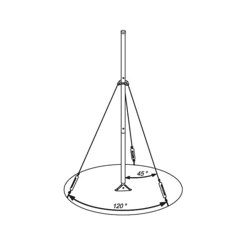 картинка Мачта для антенн алюминиевая,  600см REXANT от магазина Сантехстрой