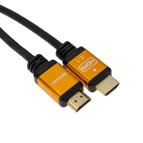 картинка Кабель REXANT HDMI - HDMI 2.1 длина 1.5 метра GOLD от магазина Сантехстрой