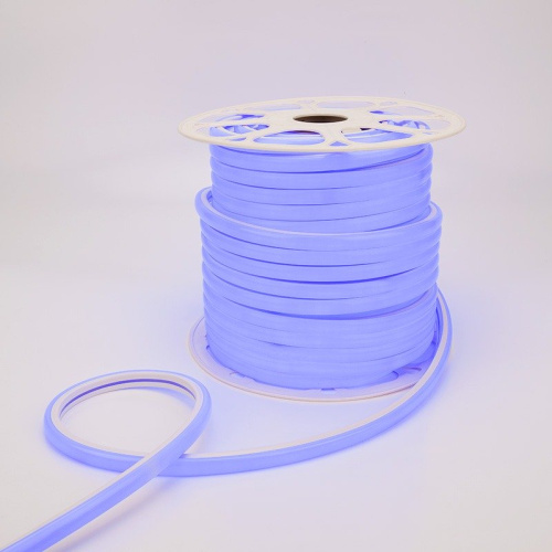 картинка Гибкий неон LED SMD,  форма – D,  16х16 мм,  синий,  144 LED/м,  бухта 50 м от магазина Сантехстрой