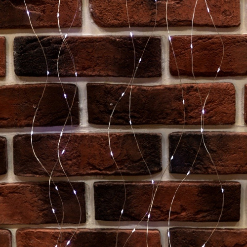 картинка Гирлянда Светодиодный дождь из росы 6х3 м,  белый,  USB + пульт управления NEON-NIGHT от магазина Сантехстрой