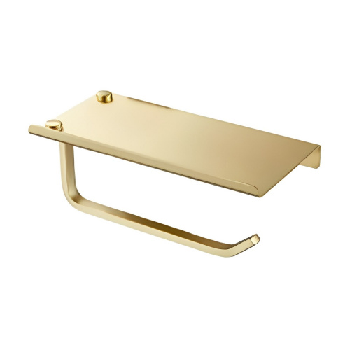 картинка Держатель для туалетной бумаги HAIBA золотой (HB330-5) от магазина Сантехстрой