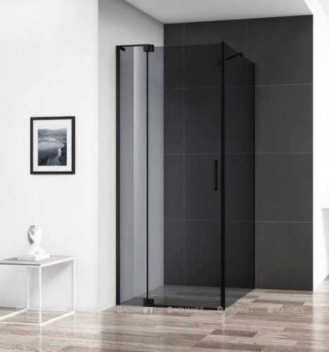 картинка Душевой уголок Cezares Slider 80х90 AH-1-80-80/90-GRIGIO-NERO от магазина Сантехстрой