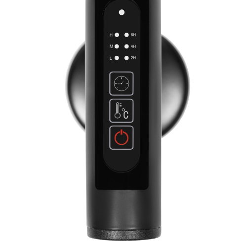 картинка Полотенцесушитель Royal Thermo Classic black П7 500х800 электро (new встроен. диммер) от магазина Сантехстрой