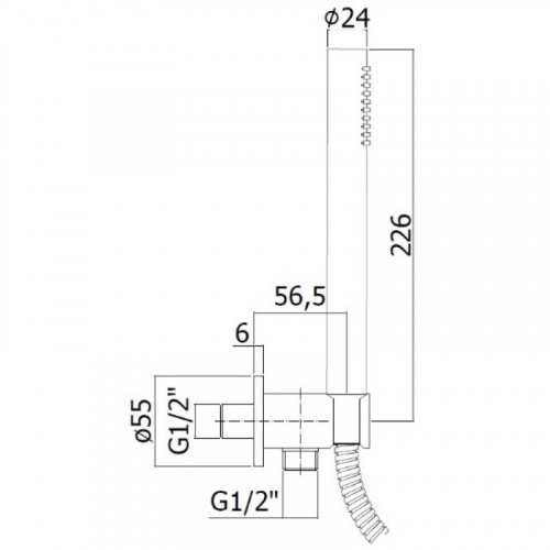картинка Душевой набор Paffoni Master ZDUP094HG от магазина Сантехстрой