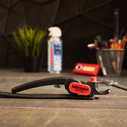 картинка Инструмент для продольной и поперечной зачистки кабеля от 25 мм (HT-5PG) REXANT от магазина Сантехстрой