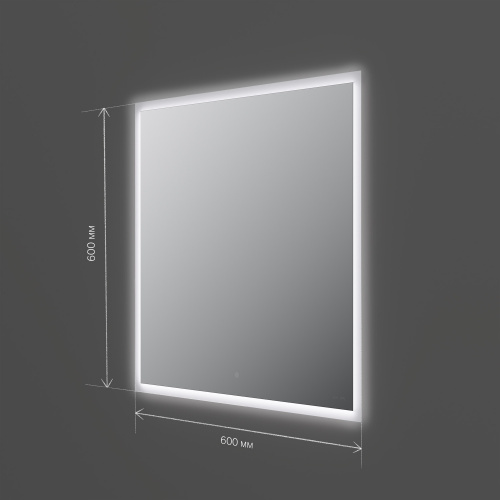 картинка M71AMOX0601SA Spirit V2.0, Зеркало с LED-подсветкой и системой антизапотевания, ИК-сенсор, 60 см от магазина Сантехстрой