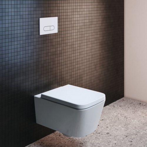 картинка T392701 BLEND CUBE Сиденье и крышка стандарт, тип wrapover, дюропласт, легкосъемное (шарниры Easy Take Off), с функцией плавного закрытия от магазина Сантехстрой