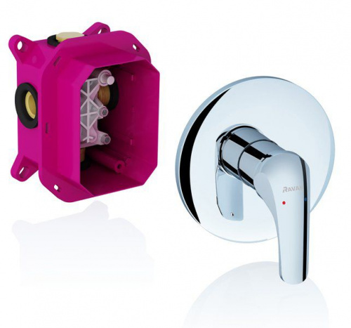 фото смеситель скрытого монтажа ravak rosa rs 066.00 без переключателя